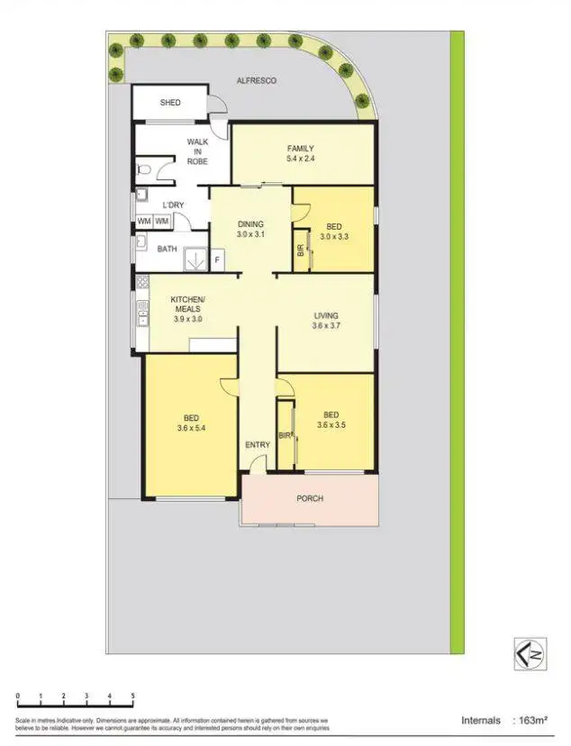 Floorplan of Homely unit listing, 1/62 Millawa Avenue, St Albans VIC 3021