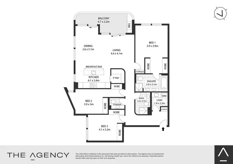 Floorplan of Homely apartment listing, G02/9 Harriette Street, Neutral Bay NSW 2089