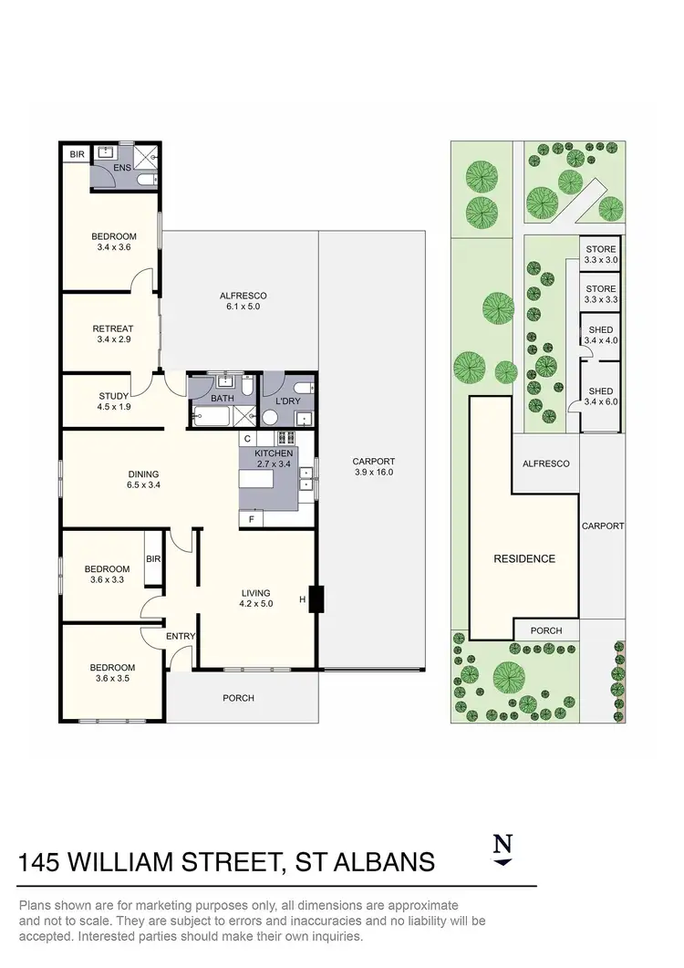 Floorplan of Homely house listing, 145 William Street, St Albans VIC 3021
