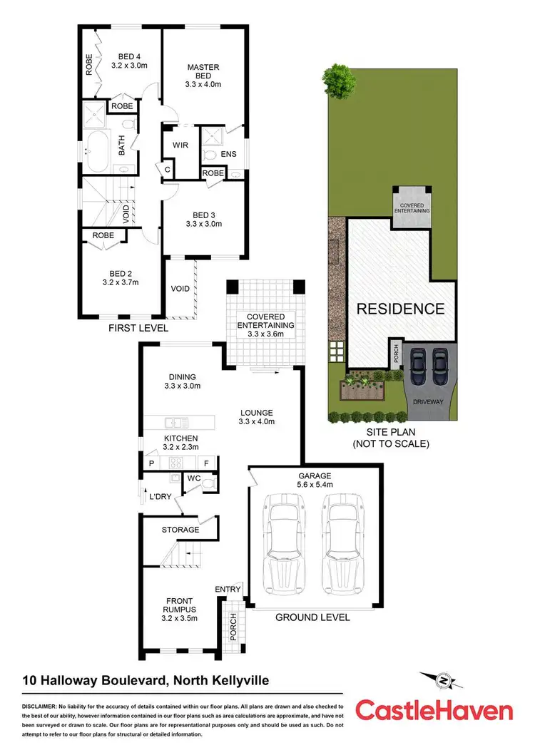 Floorplan of Homely house listing, 10 Halloway Boulevard, North Kellyville NSW 2155