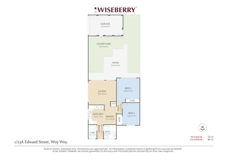 Floorplan of Homely villa listing, 1/23a Edward Street, Woy Woy NSW 2256