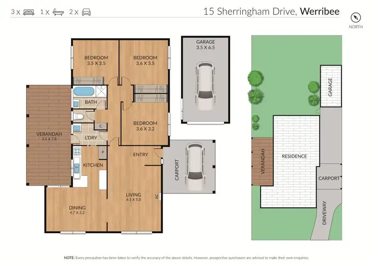Floorplan of Homely house listing, 15 Sheringham Drive, Werribee VIC 3030