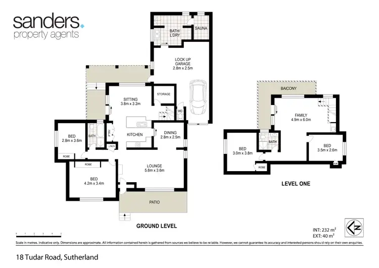 Floorplan of Homely house listing, 18 Tudar Road, Sutherland NSW 2232