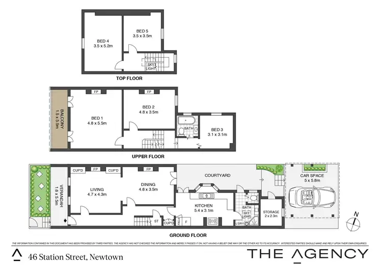 Floorplan of Homely house listing, 46 Station Street, Newtown NSW 2042