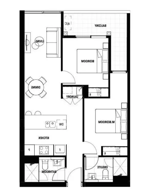 Floorplan of Homely apartment listing, 814/335 Anketell Street, Greenway ACT 2900