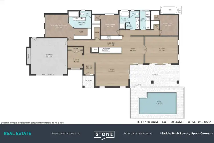 Floorplan of Homely house listing, 1 Saddle Back Street, Upper Coomera QLD 4209