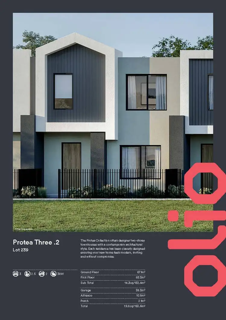 Floorplan of Homely townhouse listing, Lot 239 Fettling Lane, Officer VIC 3809