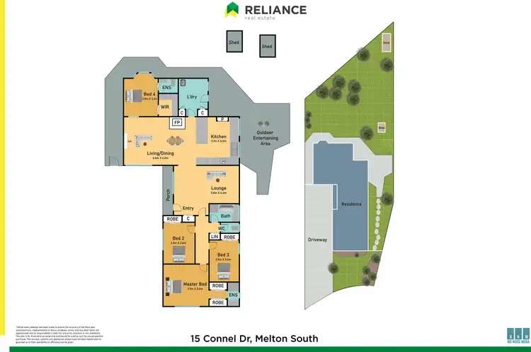 Floorplan of Homely house listing, 15 Connel Drive, Melton South VIC 3338