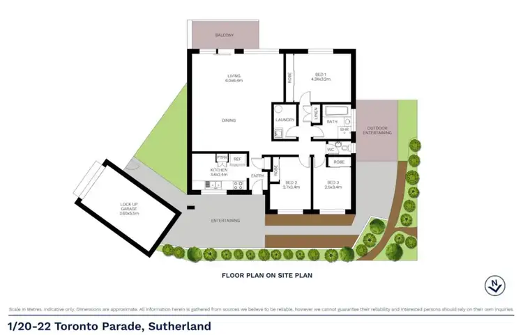 Floorplan of Homely villa listing, 1/20-22 Toronto Parade, Sutherland NSW 2232