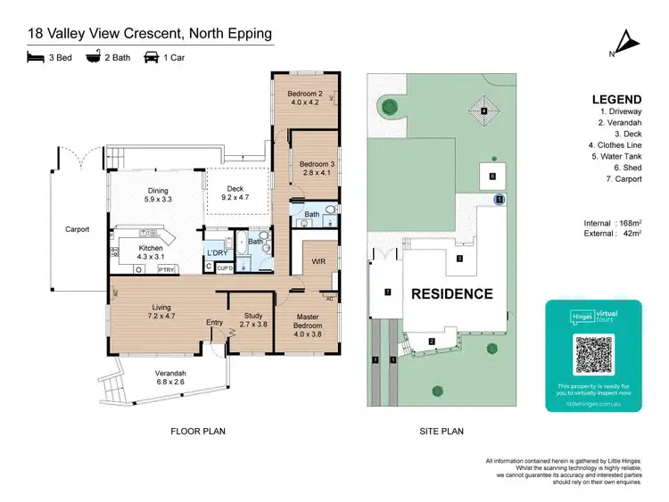 Floorplan of Homely house listing, 18 Valley View Crescent, North Epping NSW 2121