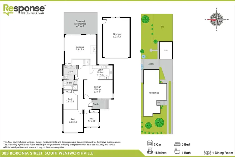 Floorplan of Homely house listing, 38B Boronia Street, South Wentworthville NSW 2145