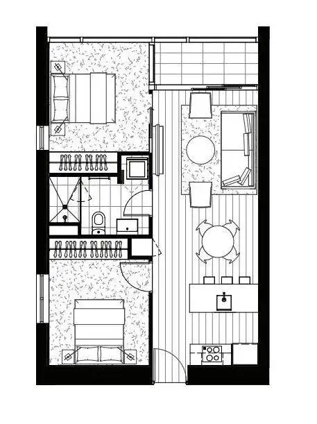 Floorplan of Homely apartment listing, 2901/245 City Road, Southbank VIC 3006