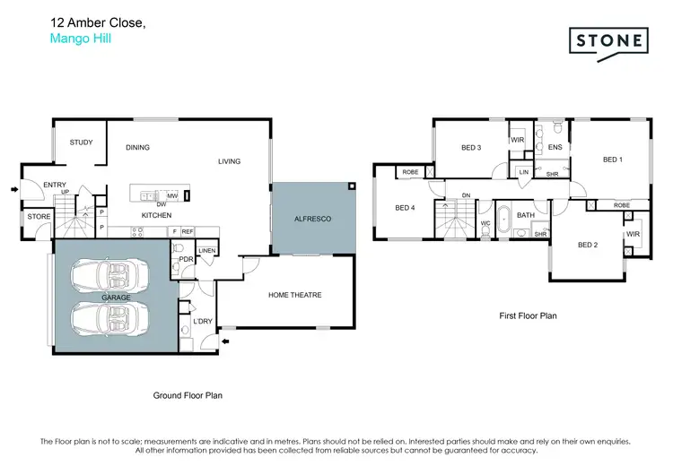 Floorplan of Homely house listing, 12 Amber Close, Mango Hill QLD 4509