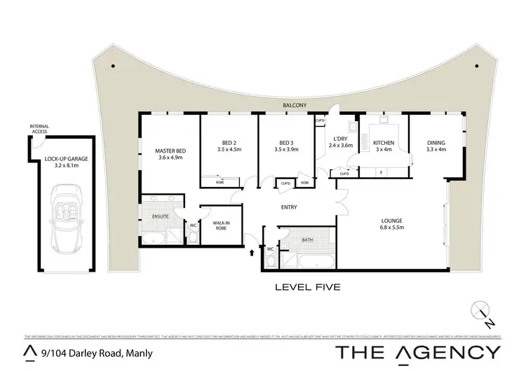 Floorplan of Homely apartment listing, 9/104 Darley Road, Manly NSW 2095
