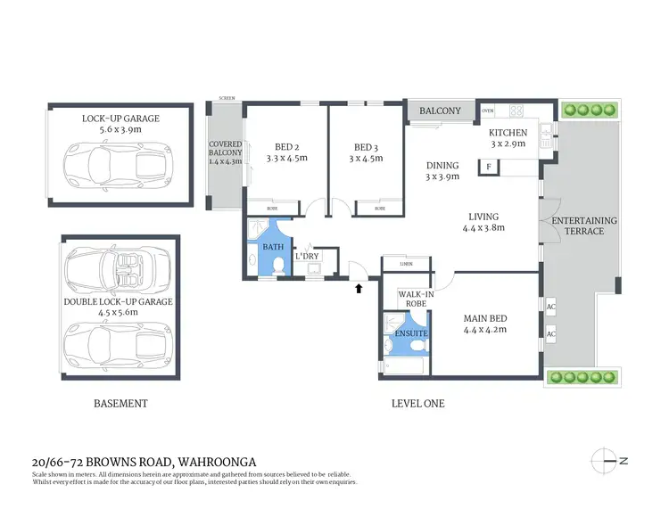Floorplan of Homely apartment listing, 20/66-72 Browns Road, Wahroonga NSW 2076