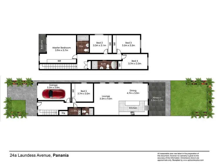 Floorplan of Homely semi-detached listing, 24A Laundess Avenue, Panania NSW 2213