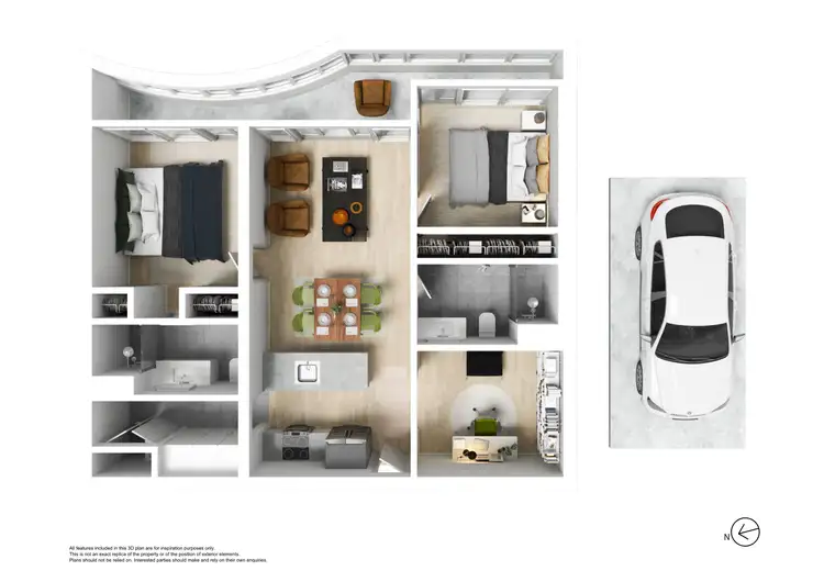 Floorplan of Homely apartment listing, 409/25 Johnston Street, Collingwood VIC 3066