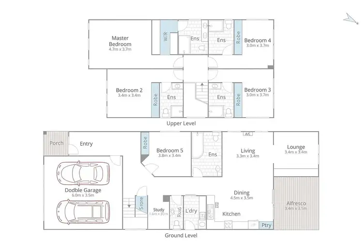 Floorplan of Homely house listing, 23 Jockia Ridge, Grovedale VIC 3216