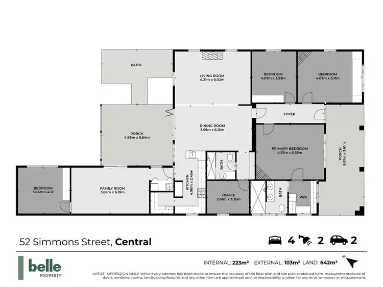 Floorplan of Homely house listing, 52 Simmons Street, Wagga Wagga NSW 2650