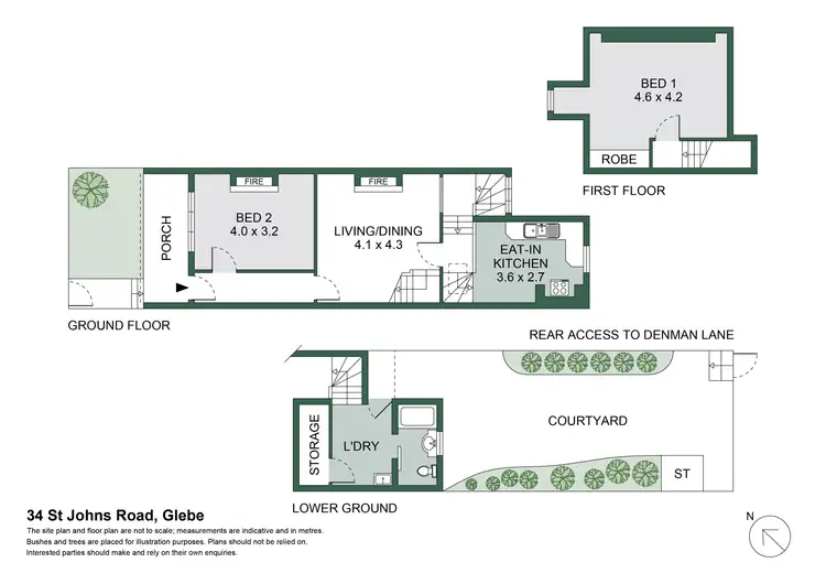 Floorplan of Homely house listing, 34 St Johns Road, Glebe NSW 2037