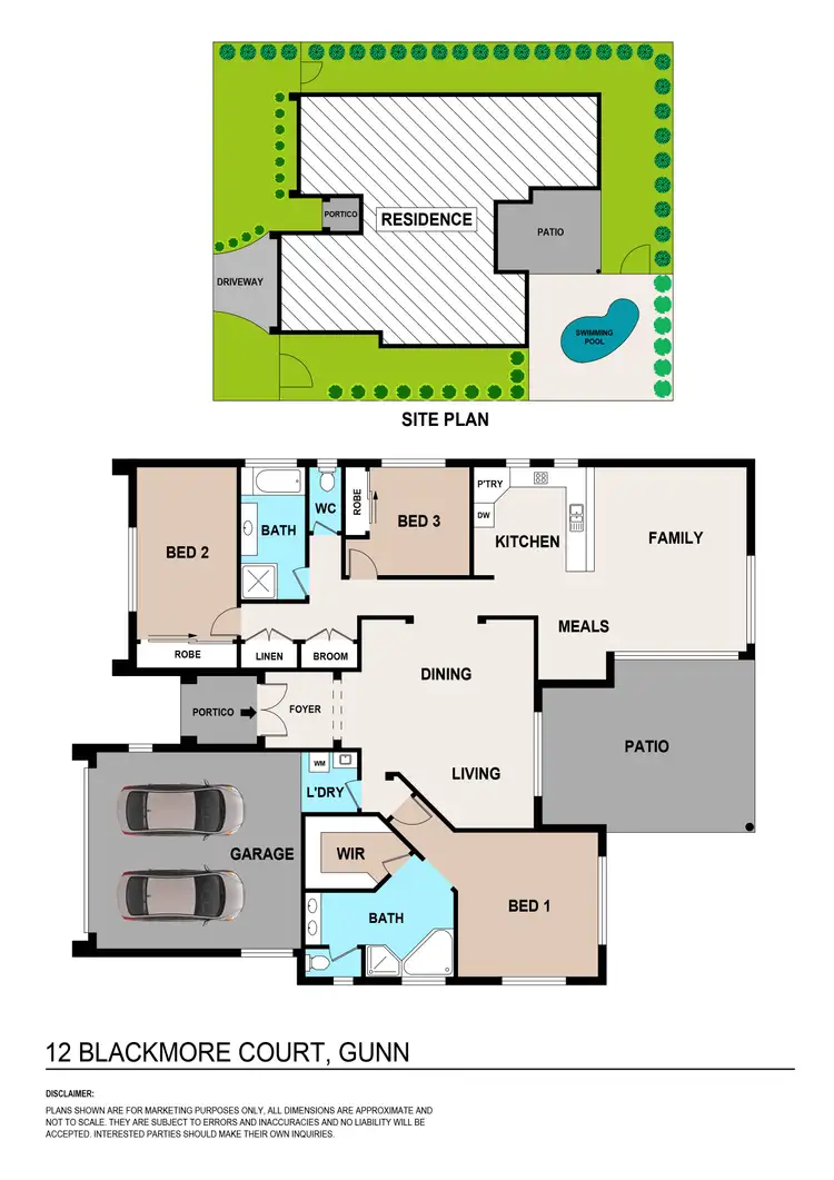 Floorplan of Homely house listing, 12 Blackmore Court, Gunn NT 832