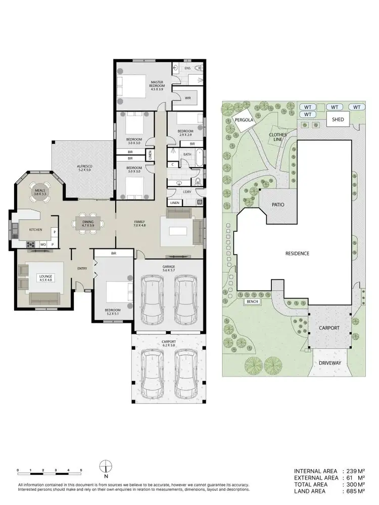 Floorplan of Homely house listing, 5 Marlin Place, Manly West QLD 4179