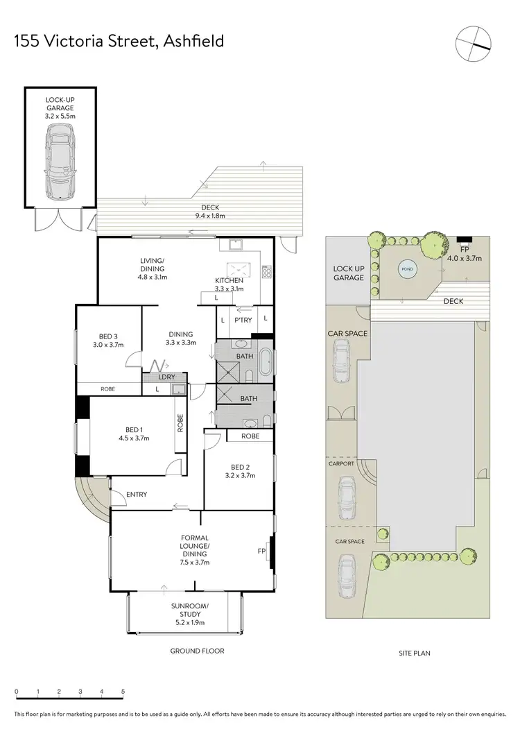Floorplan of Homely house listing, 155 Victoria Street, Ashfield NSW 2131