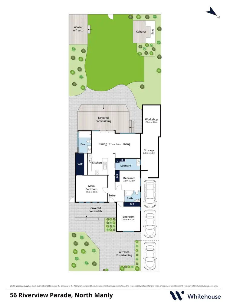Floorplan of Homely house listing, 56 Riverview Parade, North Manly NSW 2100