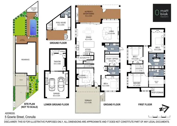 Floorplan of Homely house listing, 5 Gowrie Street, Cronulla NSW 2230