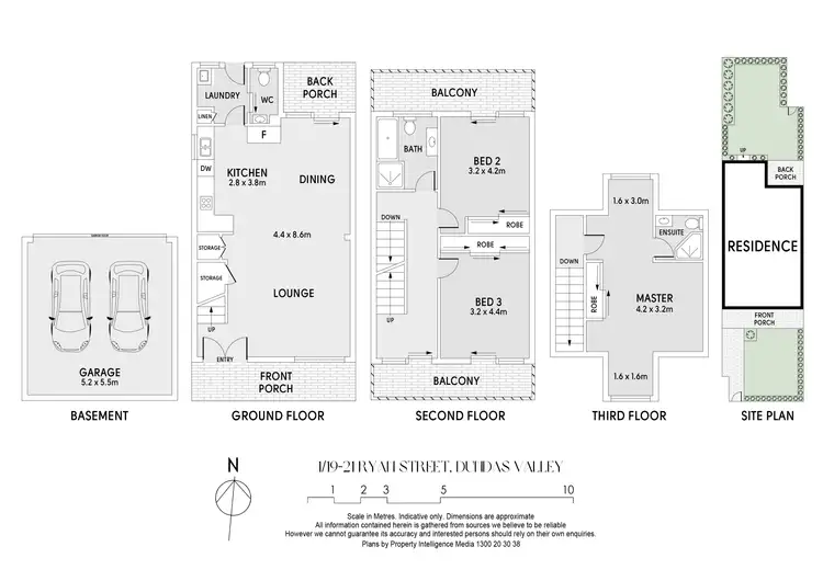 Floorplan of Homely townhouse listing, 1/19-21 Ryan Street, Dundas Valley NSW 2117