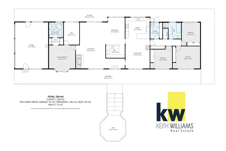 Floorplan of Homely house listing, 2 Daphne Drive, Moe South VIC 3825