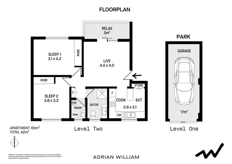 Floorplan of Homely apartment listing, 2/85 Doncaster Avenue, Kensington NSW 2033