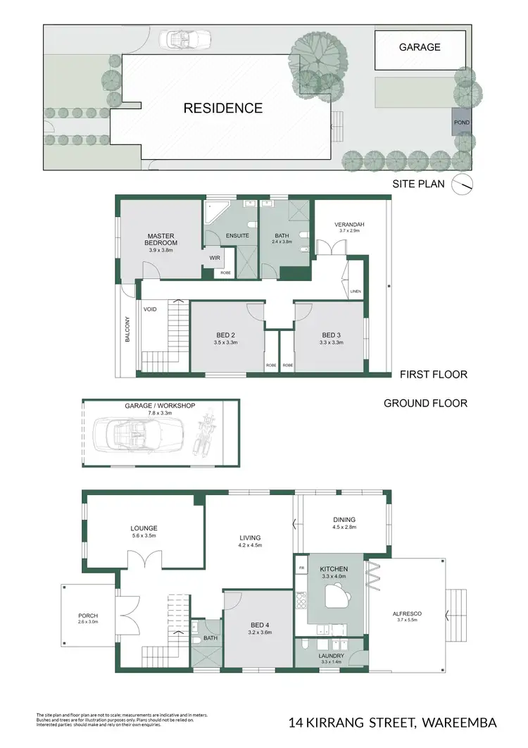 Floorplan of Homely house listing, 14 Kirrang Street, Wareemba NSW 2046
