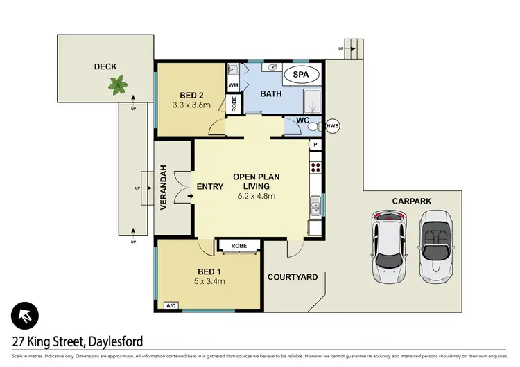 Floorplan of Homely house listing, 27 King Street, Daylesford VIC 3460