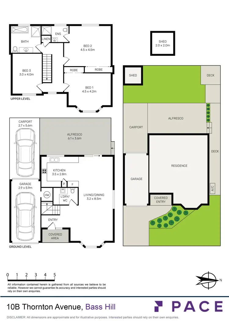 Floorplan of Homely semi-detached listing, 10B Thornton Avenue, Bass Hill NSW 2197