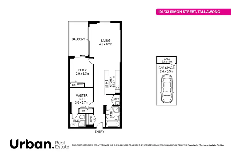 Floorplan of Homely apartment listing, 101/33 Simon Street (Tallawong), Schofields NSW 2762