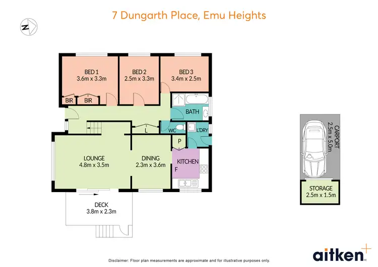 Floorplan of Homely house listing, 7 Dungarth Place, Emu Heights NSW 2750