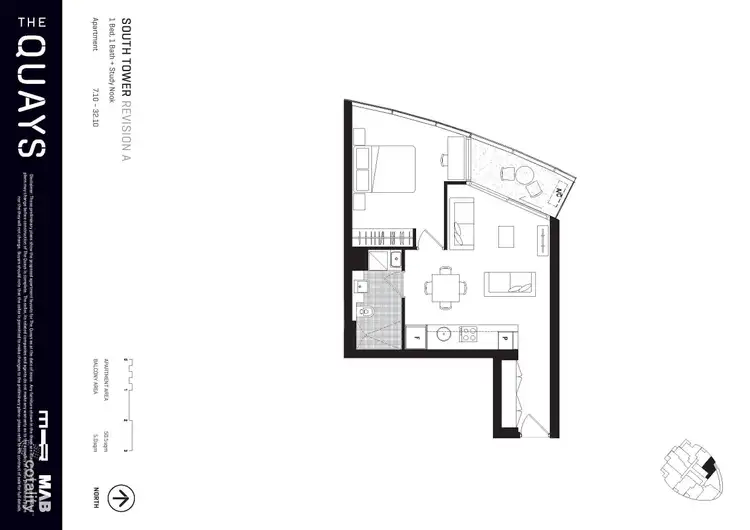 Floorplan of Homely apartment listing, 2810/231 Harbour Esplanade, Docklands VIC 3008