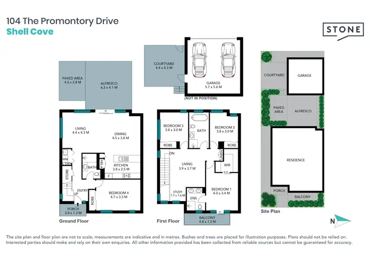 Floorplan of Homely house listing, 104 The Promontory Drive, Shell Cove NSW 2529