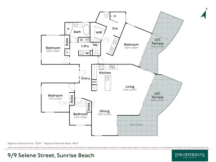 Floorplan of Homely unit listing, 9/9 Selene Street, Sunrise Beach QLD 4567