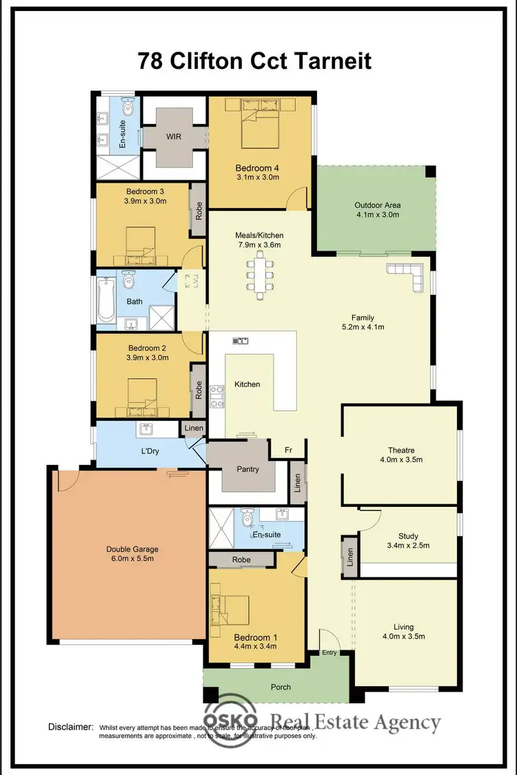 Floorplan of Homely house listing, 78 Clifton Circuit, Tarneit VIC 3029