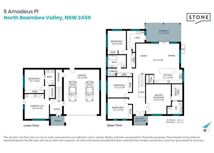 Floorplan of Homely house listing, 5 Amadeus Place, North Boambee Valley NSW 2450