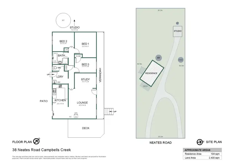 Floorplan of Homely house listing, 38 Neates Road, Campbells Creek VIC 3451