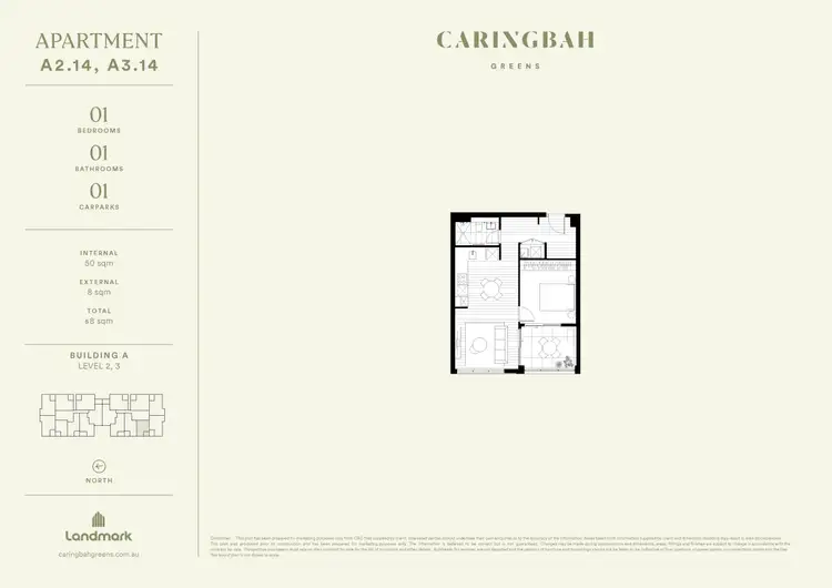 Floorplan of Homely apartment listing, C314/105 Willarong Road, Caringbah NSW 2229