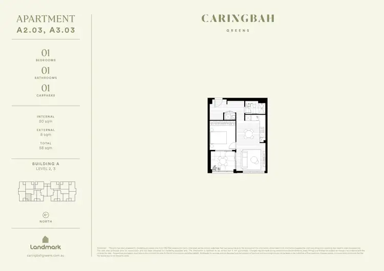 Floorplan of Homely apartment listing, C303/105 Willarong Road, Caringbah NSW 2229