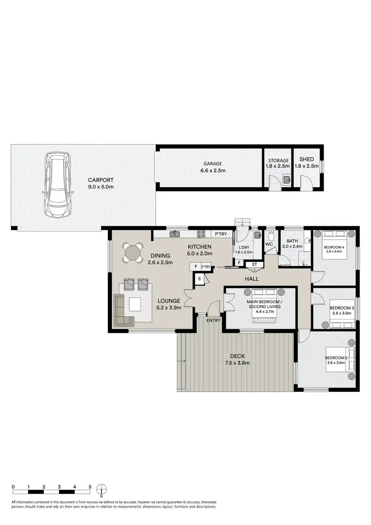 Floorplan of Homely house listing, 5 Kilrush Court, Devonport TAS 7310