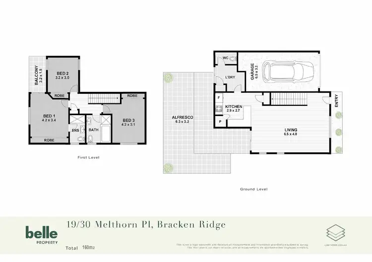 Floorplan of Homely unit listing, 19/30 Melthorn Place, Bracken Ridge QLD 4017