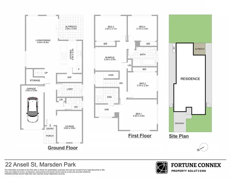 Floorplan of Homely house listing, 22 Ansell Street, Marsden Park NSW 2765