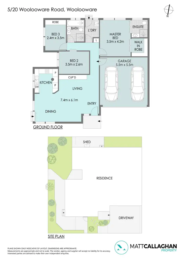 Floorplan of Homely villa listing, 5/20-22 Woolooware Road, Woolooware NSW 2230