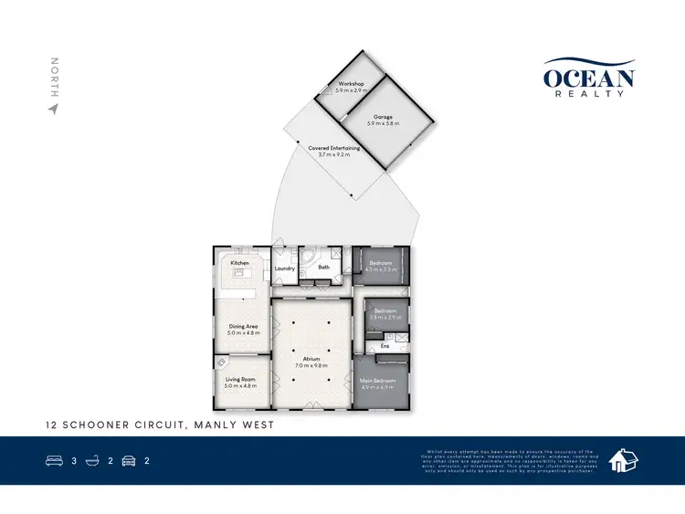 Floorplan of Homely house listing, 12 Schooner Circuit, Manly West QLD 4179